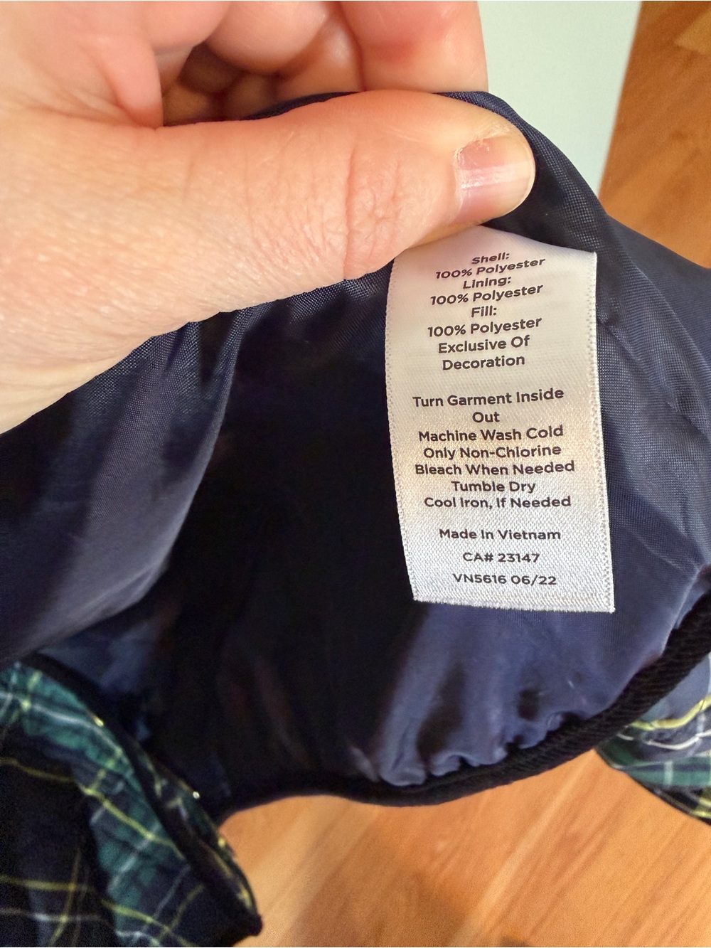 Talbots Plaid Quilted Jacket - Picture 4 of 7
